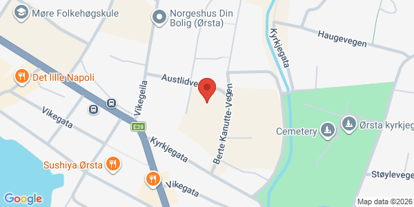 Map displaying event location