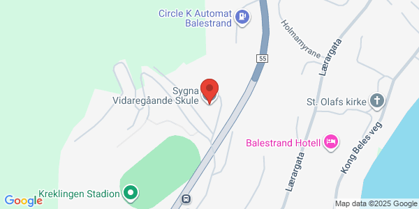 Map displaying event location