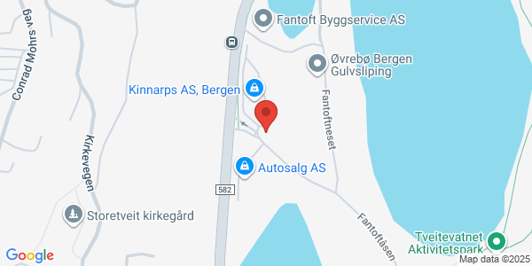 Kart som viser hvor arrangementet foregår