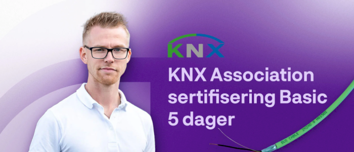 Sertifiseringskurs i KNX avdeling Bergen Uke 43