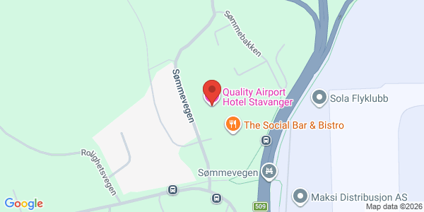 Kart som viser hvor arrangementet foregår