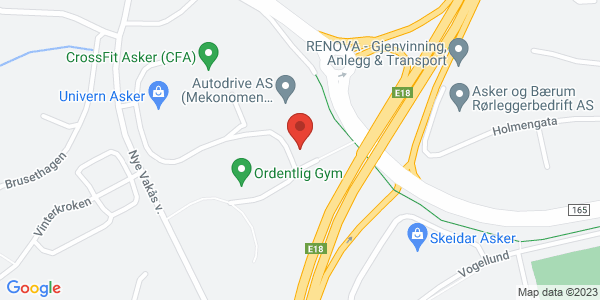 Map displaying event location