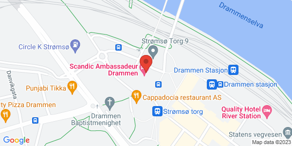 Map displaying event location