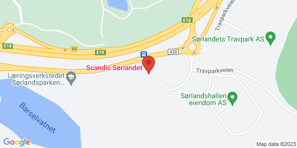 Map displaying event location