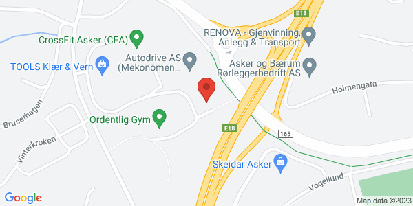Map displaying event location