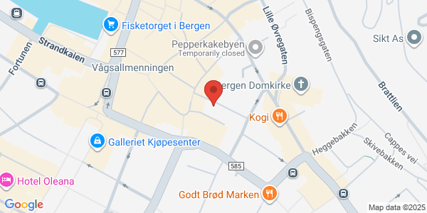 Map displaying event location