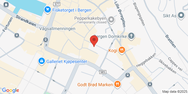 Map displaying event location
