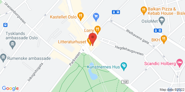 Kart som viser hvor arrangementet foregår