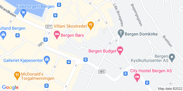 Map displaying event location