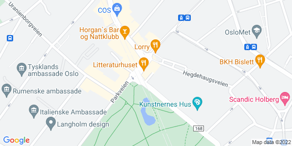 Map displaying event location