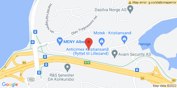 Map displaying event location