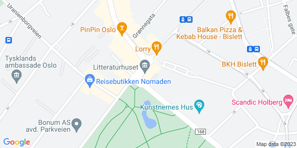 Map displaying event location