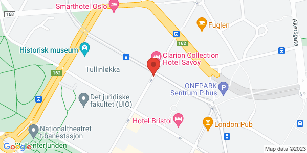 Map displaying event location