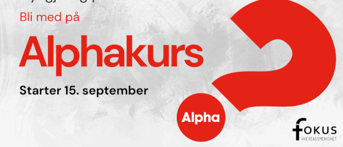 Alphakurs i Fokus Hverdagsmenighet