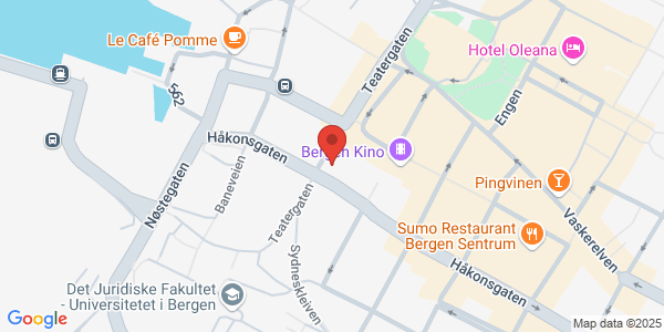 Map displaying event location