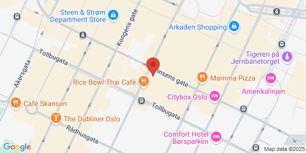 Map displaying event location