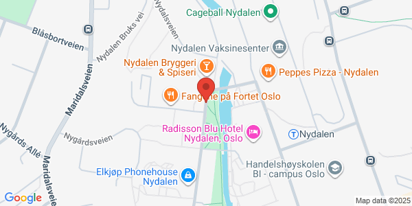 Map displaying event location