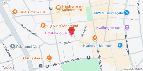 Map displaying event location