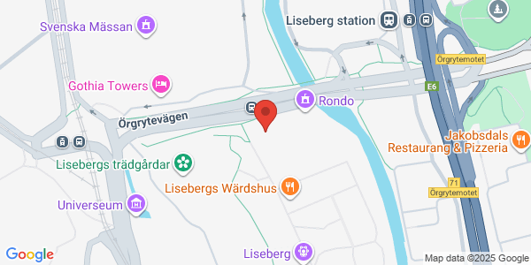 Kart som viser hvor arrangementet foregår