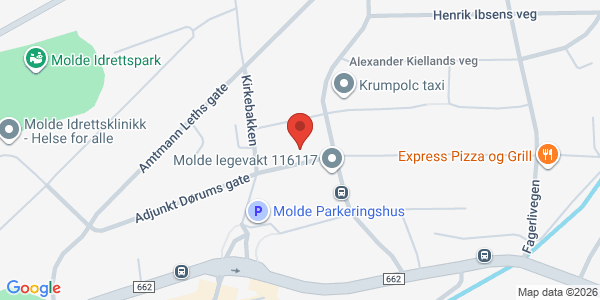 Map displaying event location