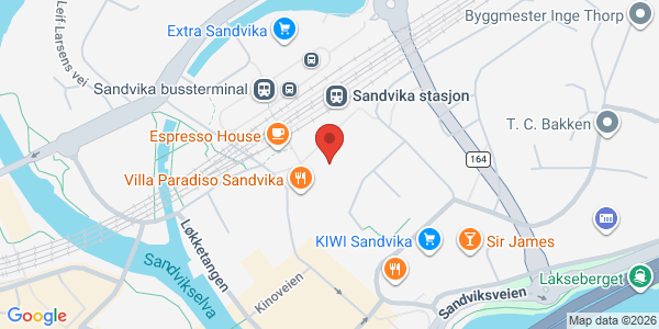 Map displaying event location