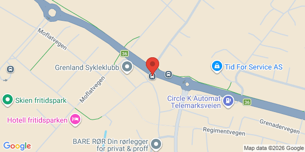 Map displaying event location