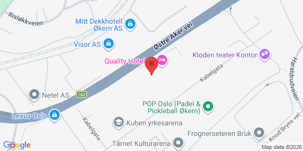 Map displaying event location
