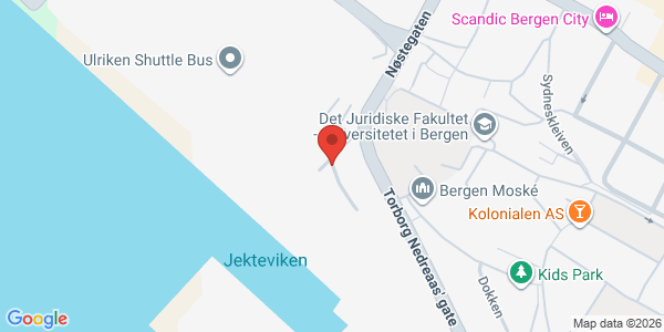 Kart som viser hvor arrangementet foregår