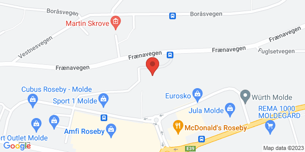 Map displaying event location