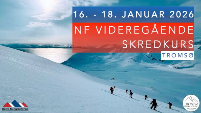 NF videregående skredkurs - Tromsø - 3 dager