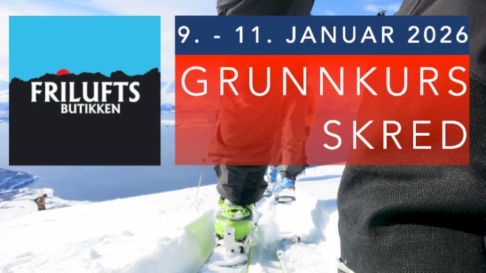 Grunnkurs skred - Tromsø - 2,5 dager