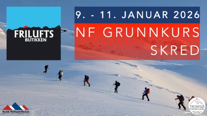 NF grunnkurs skred - Tromsø - 3 dager