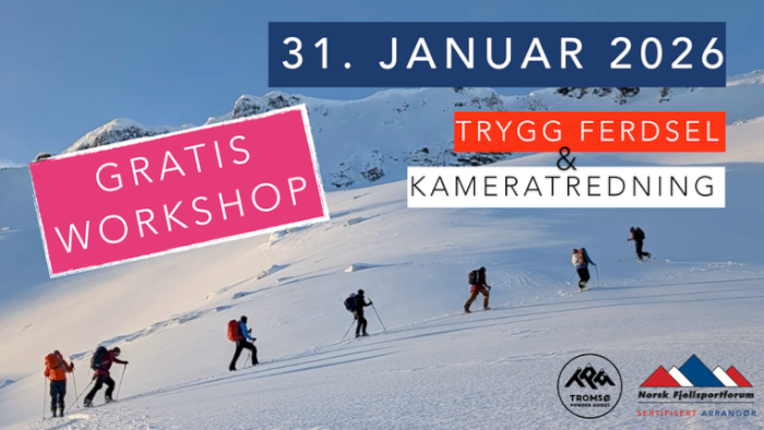 Gratis skredworkshop i trygg ferdsel og kameratredning