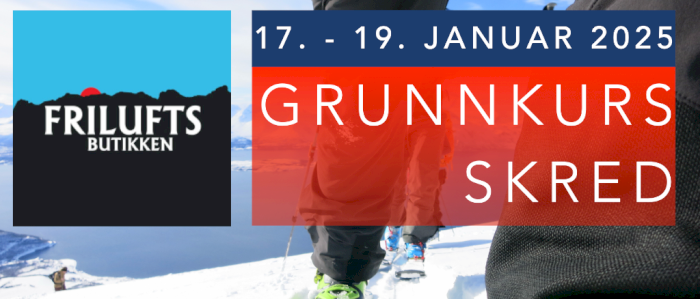 Grunnkurs skred 17. - 19. januar 2025