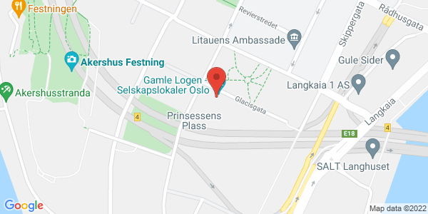 Map displaying event location