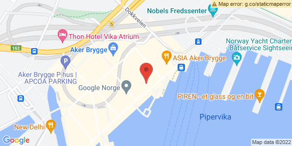 Map displaying event location