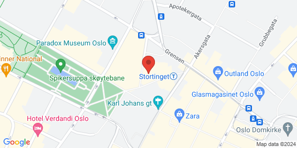 Map displaying event location