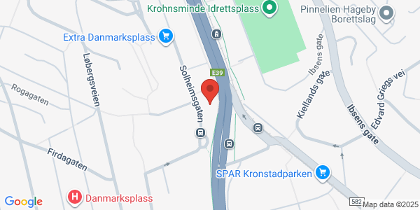 Map displaying event location