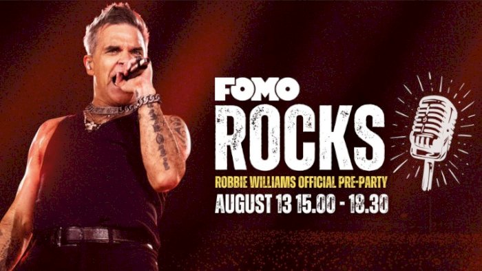 π€ Robbie Williams Official Pre-Party at FOMO at August 13th π
