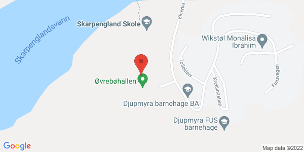 Map displaying event location