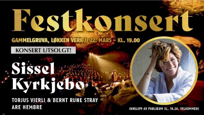 Festkonsert i Gammelgruva 22.03 // UTSOLGT!