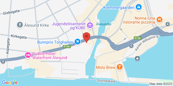 Map displaying event location