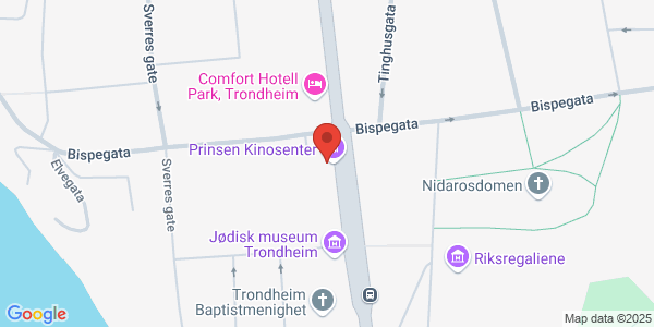 Map displaying event location