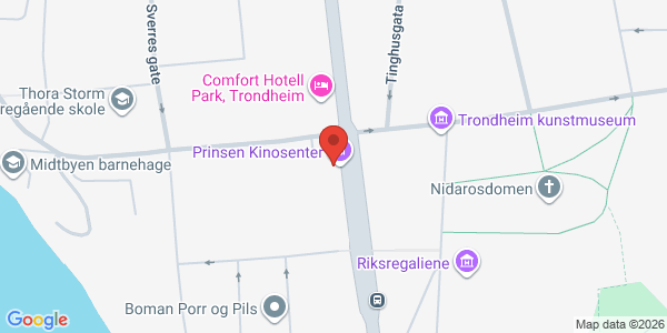 Map displaying event location