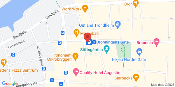 Map displaying event location
