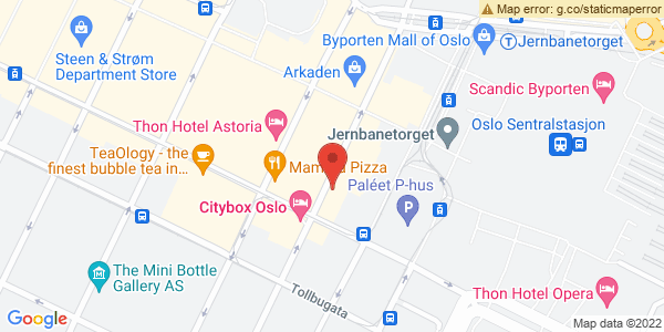 Map displaying event location