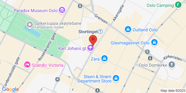 Map displaying event location