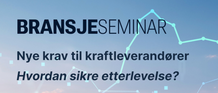 Bransjeseminar: Nye krav fra RME for kraftbransjen