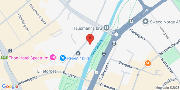 Map displaying event location