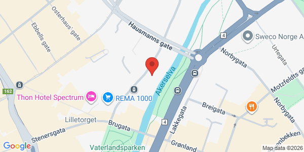 Map displaying event location